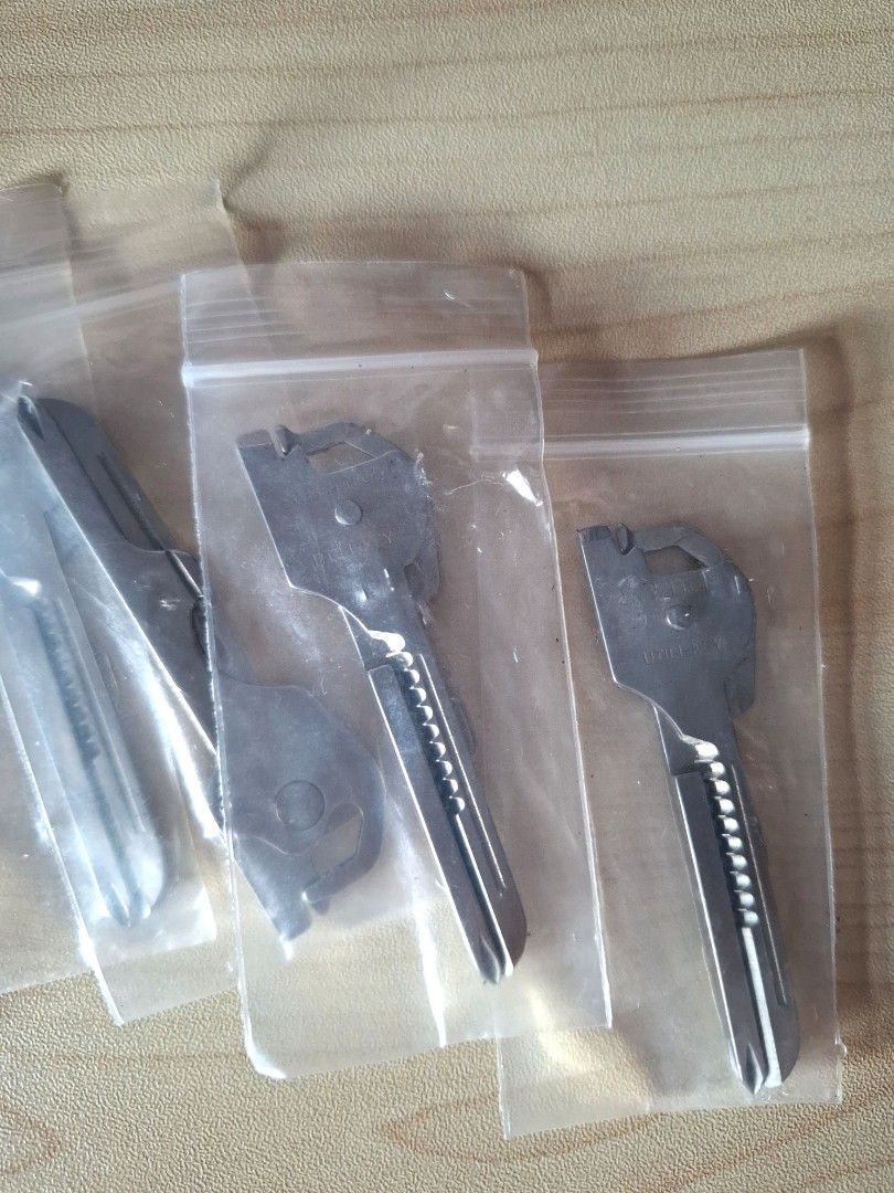 Swiss Tech Multi-Tool Key - sold each (Category: Home Improvement Tools & Accessories) located in Quezon City. Submitted by ana-chan (Listing ID 1423984440, Image 1). Description: Swiss Tech multi-tool key: Compact and versatile gadget with bottle opener, screwdriver, and serrated edge. Perfect for everyday carry. Comes in clear plastic packaging..