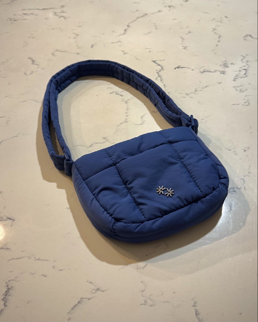 The Paper Bunny Mini Puffer Swing Bag - Tide Blue, Women's Fashion ...