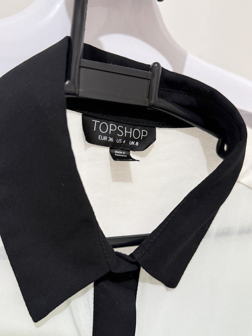 Topshop mint green and white mesh button-up blouse (Category: Blouses) located in Taguig. Submitted by sofya07 (Listing ID 1424050606, Image 2). Description: .