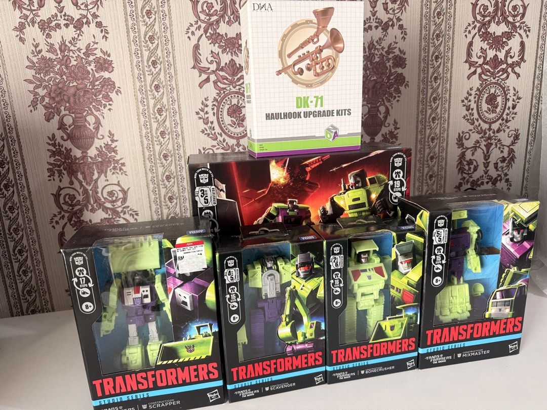 Transformers Studio Series 86 Devastator Constructicons Set with DNA ...