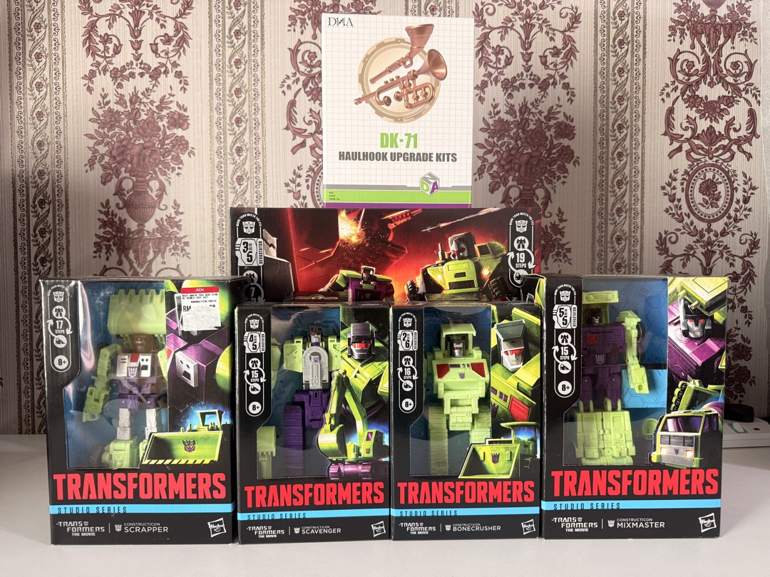 Transformers Studio Series 86 Devastator Constructicons Set with DNA ...
