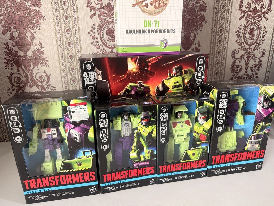 Transformers Studio Series 86 Devastator Constructicons Set with DNA ...