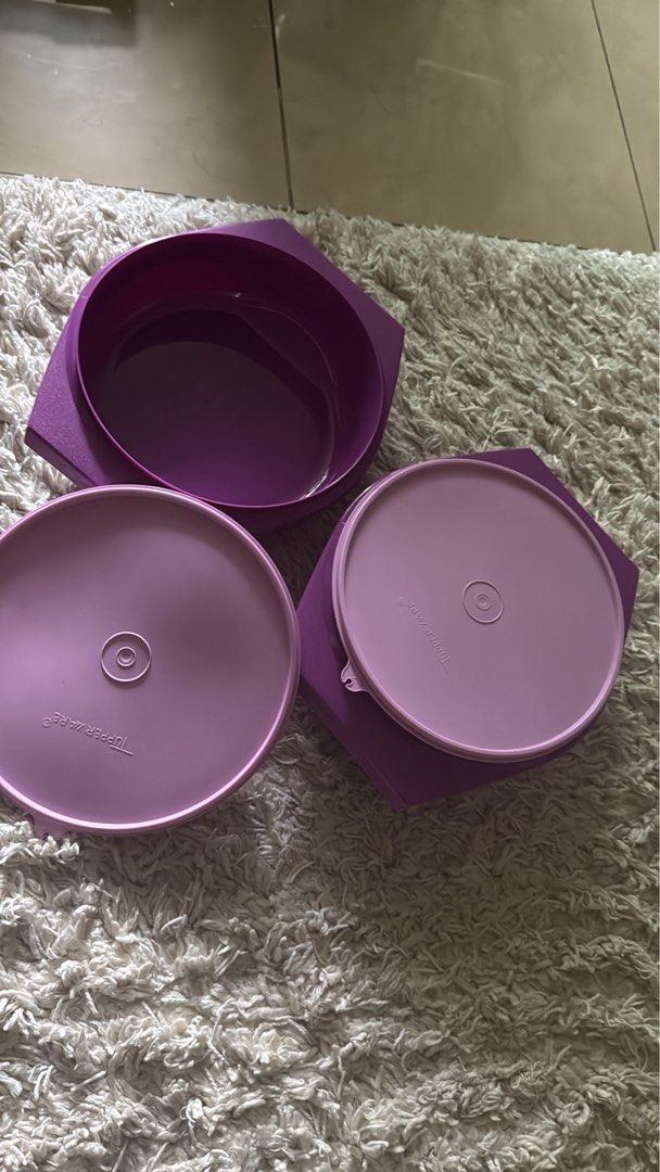 Tupperware Purple Containers with Lids443523184891023360