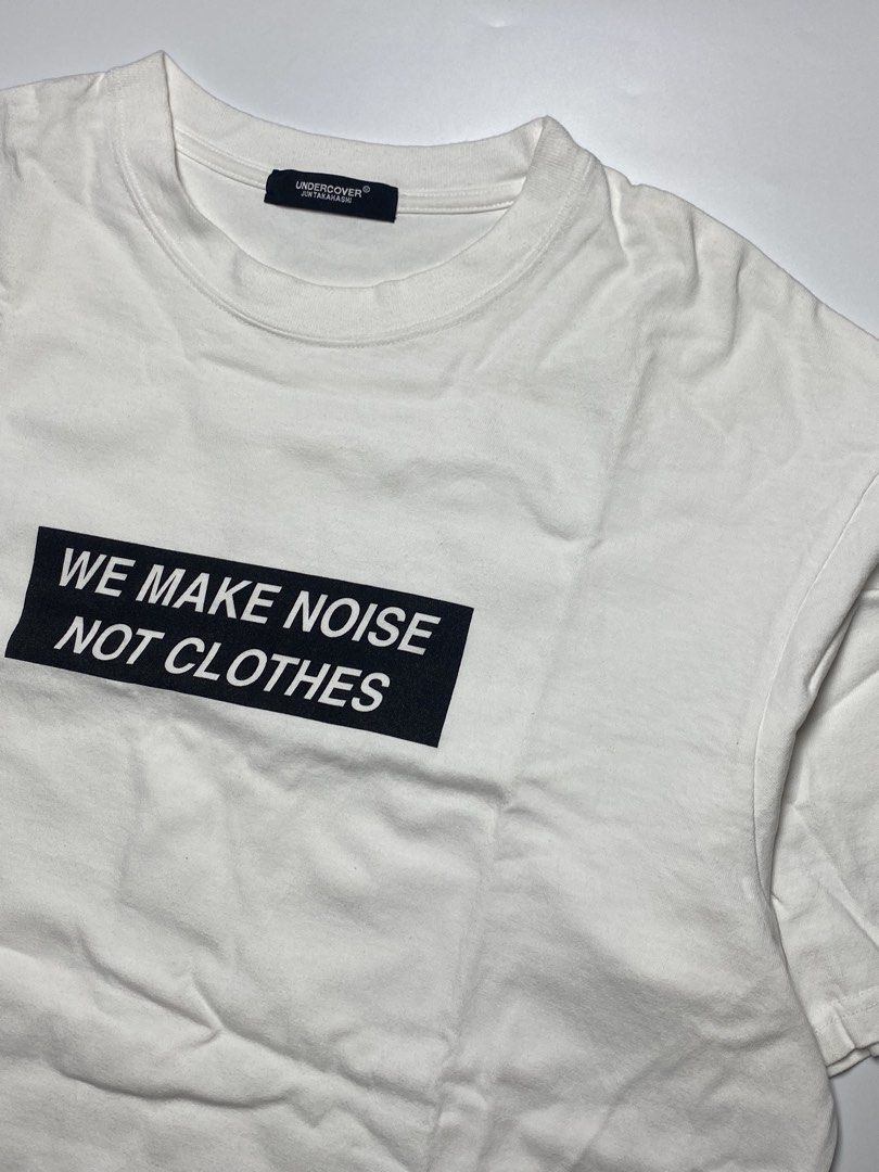 Undercover - Statement T-shirt (Category: Tshirts & Polo Shirts ) located in Tarlac. Submitted by random.stufff (Listing ID 1423991290, Image 3). Description: Undercover statement T-shirt Size large Width: 22 inches Length: 30 inches 9/10 condition, washable dirt stain Presentable . ₱1,000 free shipping Tarlac area.