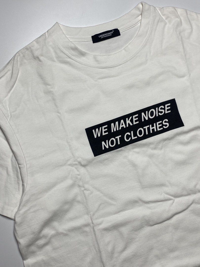Undercover - Statement T-shirt (Category: Tshirts & Polo Shirts ) located in Tarlac. Submitted by random.stufff (Listing ID 1423991290, Image 2). Description: Undercover statement T-shirt Size large Width: 22 inches Length: 30 inches 9/10 condition, washable dirt stain Presentable . ₱1,000 free shipping Tarlac area.