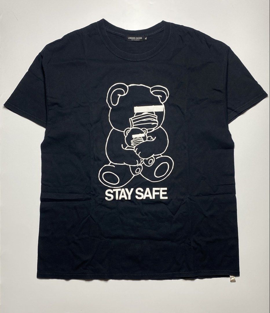 Undercover - Stay safe bear T-shirt (Category: Tshirts & Polo Shirts ) located in Tarlac. Submitted by random.stufff (Listing ID 1423990861, Image 1). Description: Undercover stay safe bear t-shirt Size large Width: 23 inches Length: 30 inches 9/10 condition, normal signs of wear Presentable ₱1,200 free shipping .