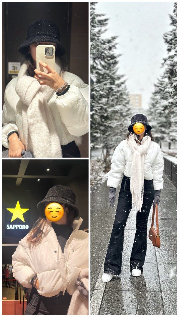 White Puffer Jacket (Category: Coats, Jackets and Outerwear) located in Cavite. Submitted by DeclutterwithMi (Listing ID 1424017997, Image 1). Description: - White puffer jacket - High collar - Button closure - Two side pockets - Warm and suitable for cold weather.