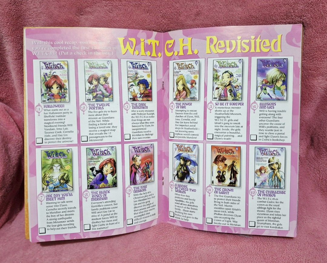 W.I.T.C.H. Special Comic Book (Category: Comics & Manga) located in Las Pinas. Submitted by peacock.treasures (Listing ID 1424081082, Image 3). Description: - 2003 W.I.T.C.H. Comic Book, - SPECIAL EDITION SERIES - COVERED with PLASTIC - RARE FIND ● PAYMENT: - ITEM and SF - GoTyme. Kindly scan the QR that I will send to you + the shipping fee. ● MOP: QR Code Payment ● Kindly send us YOUR DETAILS once payment is done. •NAME: •CP #: •ADDRESS:.