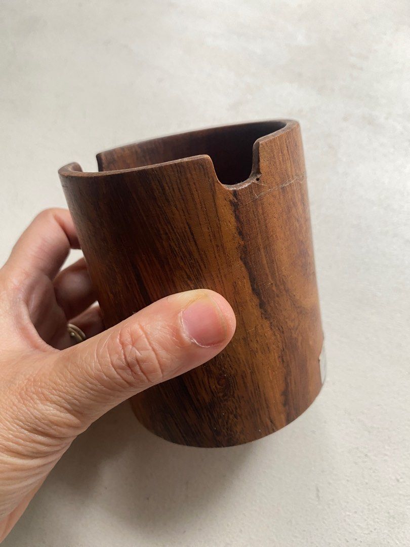 Wood Water Pot with Holder (Category: Craft Supplies & Tools) located in Davao. Submitted by iam_artisan (Listing ID 1424053424, Image 2). Description: For watercolor brush or pointed pen. No box included. Made of wood..