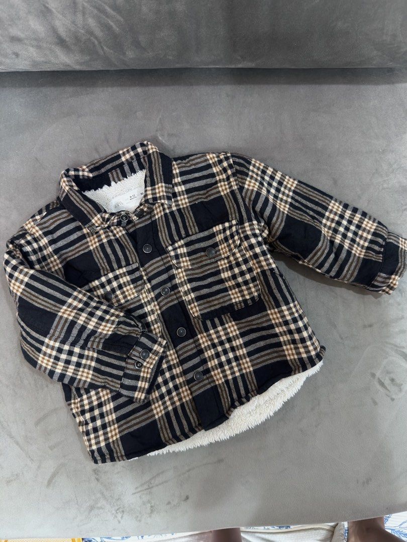 Zara Kids Plaid Jacket 9-12 Months (Category: Babies & Kids Fashion) located in Manila. Submitted by jeannma (Listing ID 1424041983, Image 1). Description: .