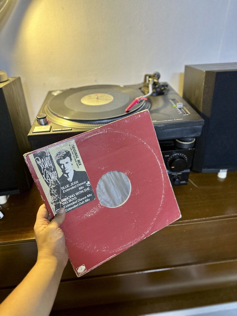 [12”] Blue Jean - David Bowie (Category: Vinyls) located in Makati City. Submitted by pitsrecords (Listing ID 1425786583, Image 1). Description: [12”] Blue Jean - David Bowie Cover : VG Media : VG ₱400.