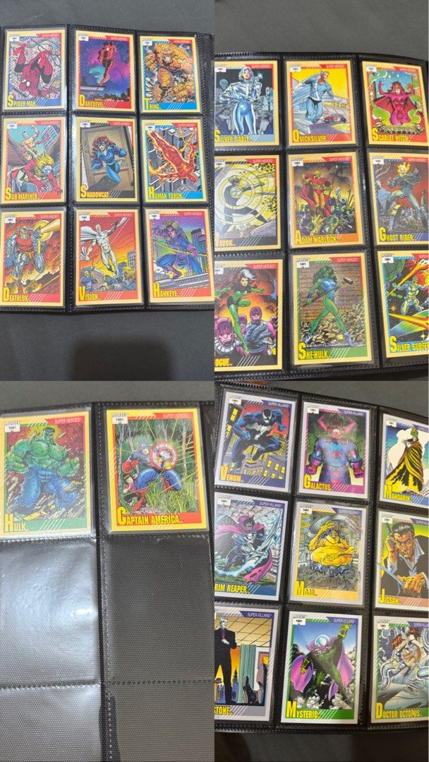 1991 Marvel Cards (Category: Raw Singles) located in Quezon City. Submitted by sevenpiecesmnl (Listing ID 1425771506, Image 1). Description: 50 pieces 1991 Marvel Cards with 20 pieces mixed marvel cards. All in excellent condition. Perfect for collectors!.