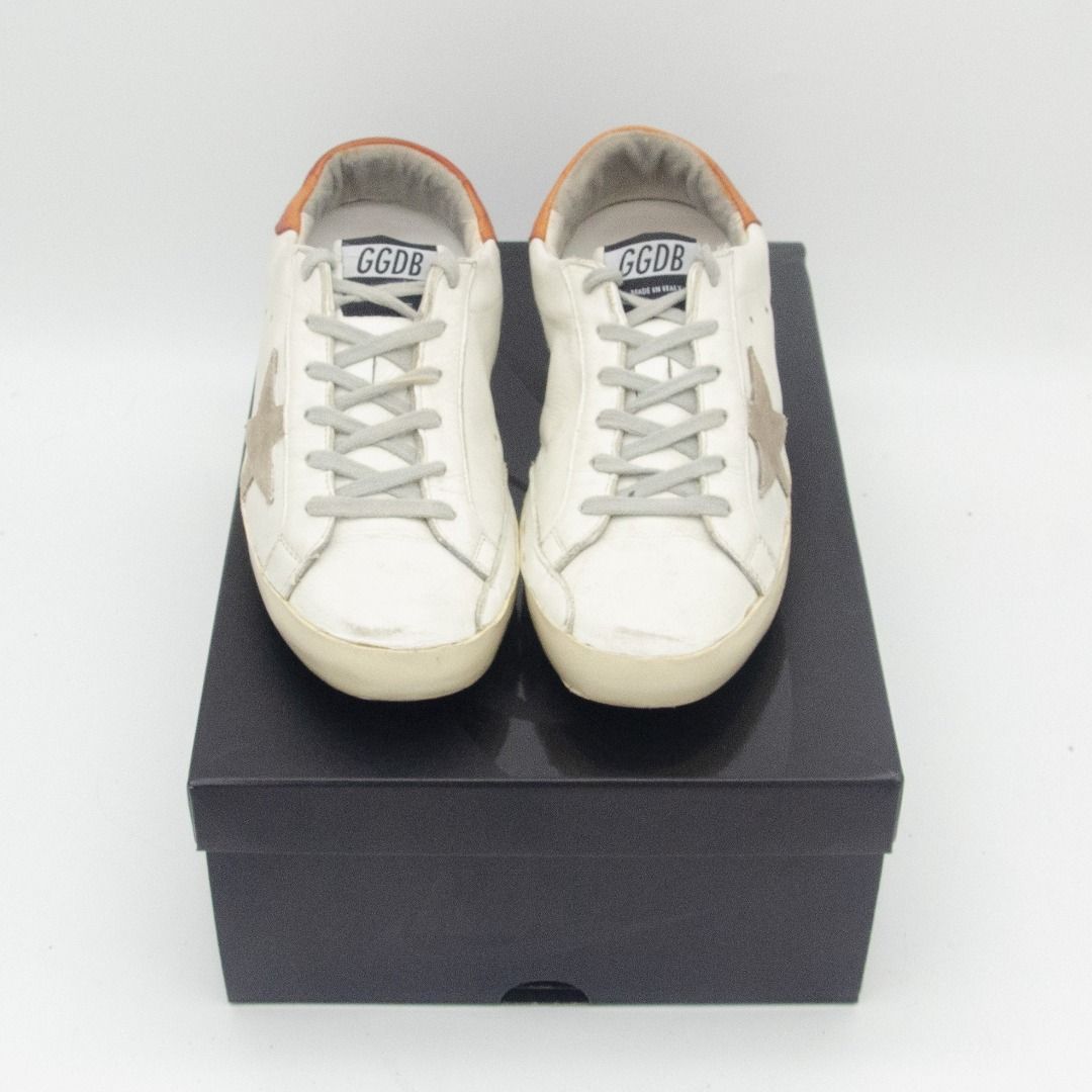 6 - GGDB Cream Orange EU 38 [USED] (Category: Sneakers) located in Taguig. Submitted by elieeezer (Listing ID 1425782343, Image 3). Description: PTPA WTS / LFB STEAL DEAL⚡FIRM PRICE NO LP 6 - GGDB Cream Orange EU 38 [USED] Php 4,895 📍 McKinley Hill, Taguig 🚚 We ship Nationwide via LBC 🏍️ Same Day Delivery via Lalamove ------ FB / Tiktok / IG: soleful.drips .