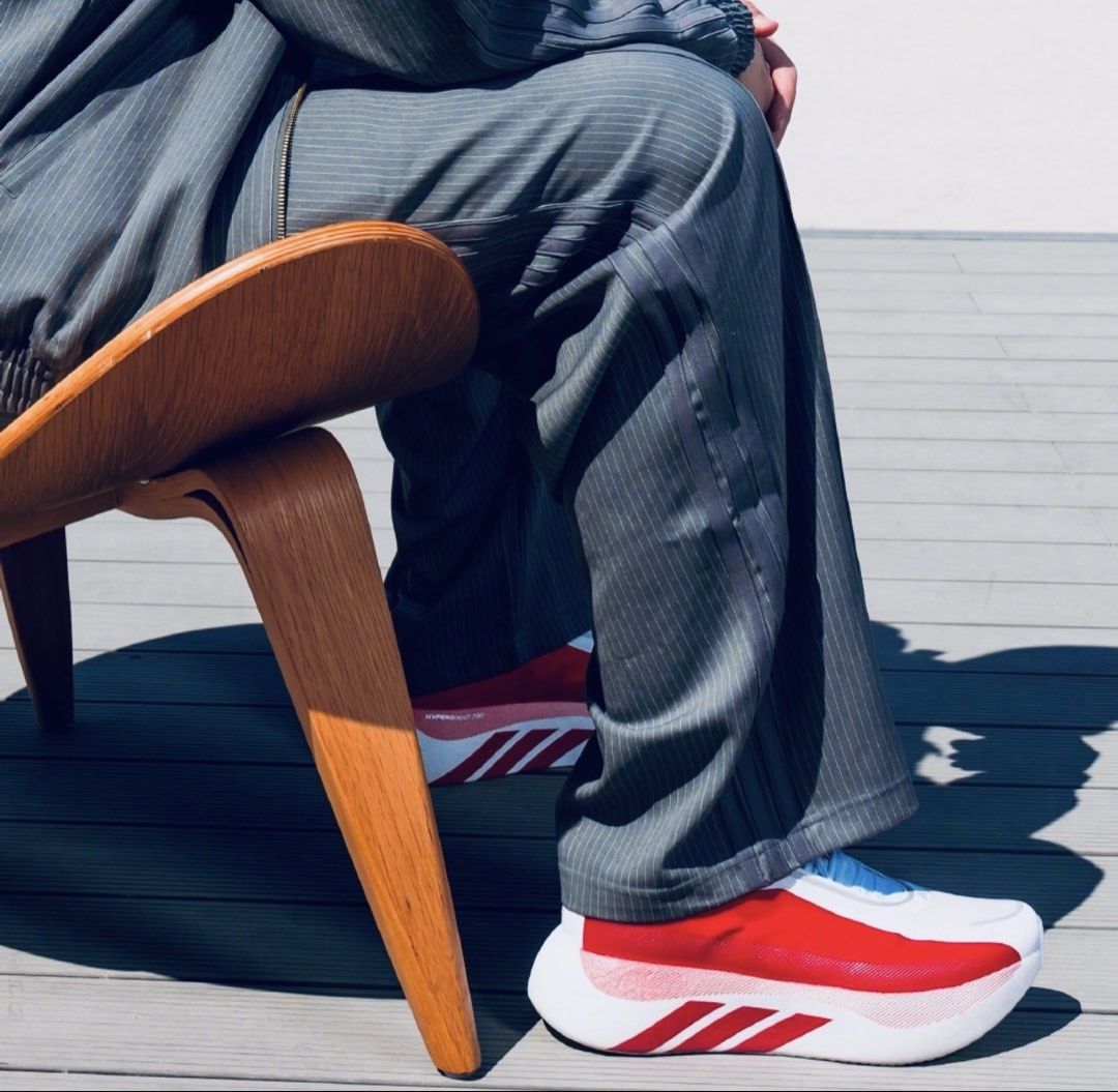 [ Pre Order ] Adidas HyperBoost Edge White Pure Ruby, Men's Fashion ...