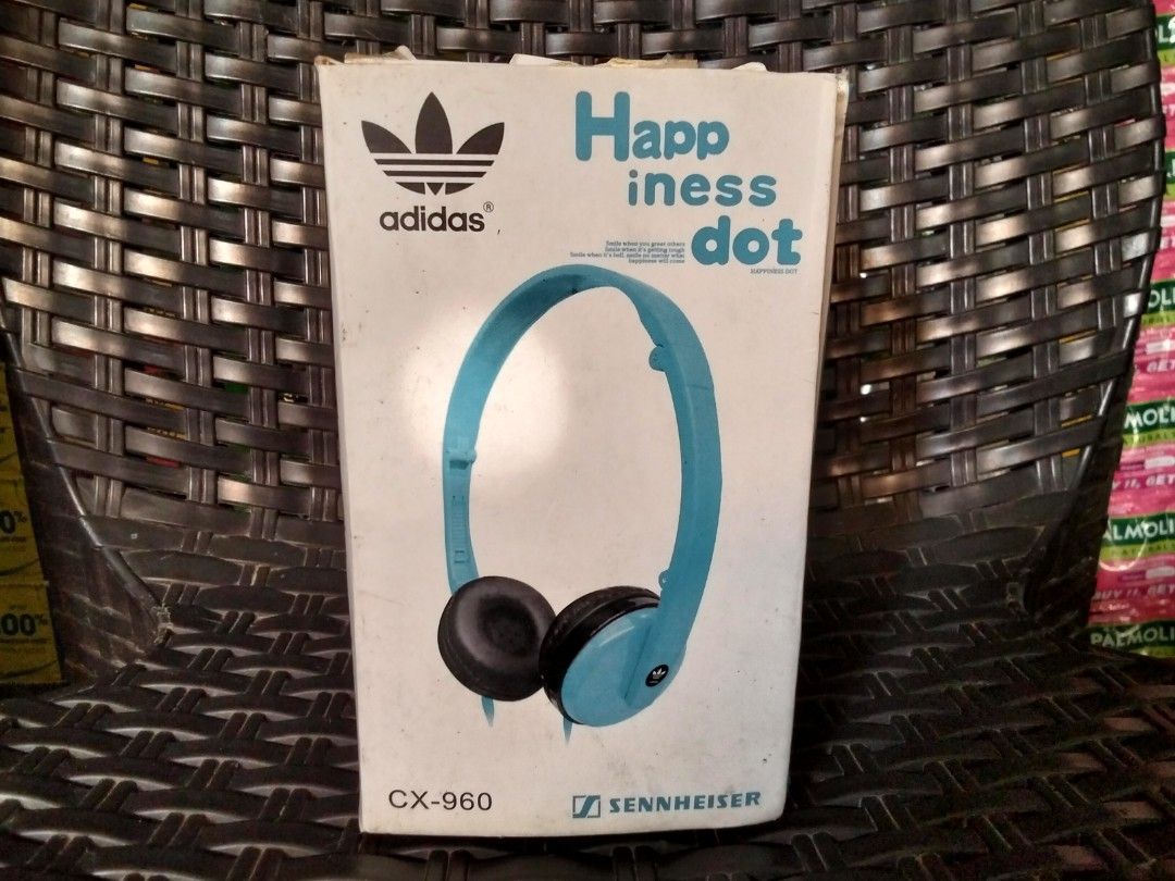 Adidas Sennheiser CX-960 Headphones (Category: Headphones & Headsets) located in Manila. Submitted by alistair_sage (Listing ID 1425707965, Image 1). Description: Tested only. Sira na yung box, unsealed with no warranty or instructions. This is from an old balikbayan box that we've opened lately and not sure if this is original, but i can assure that the quality is very great. RFS: moving out decluttering .