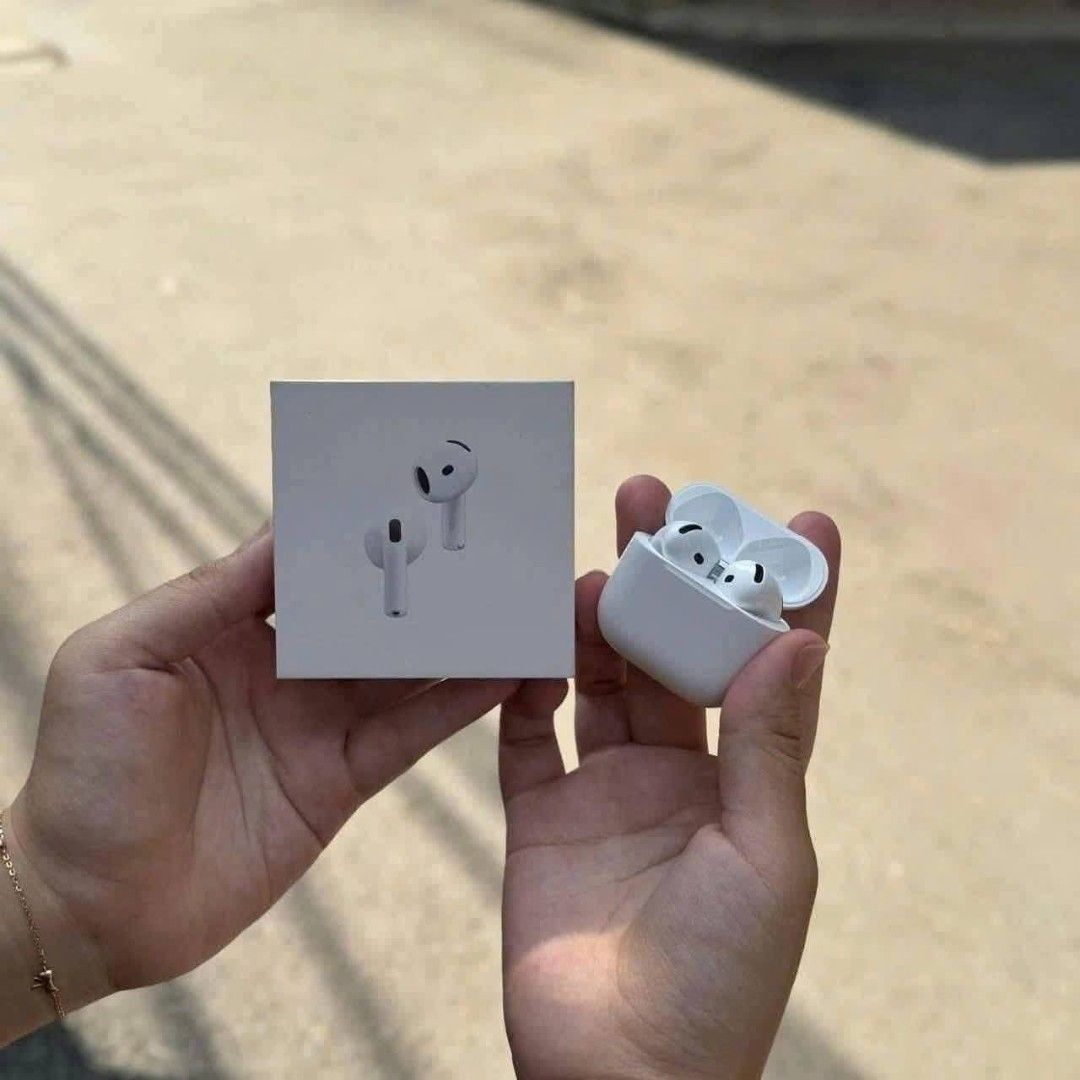 AirPods Gen 4 (Category: Earphones) located in Manila. Submitted by mfsm_finds.shop (Listing ID 1425802597, Image 1). Description: .