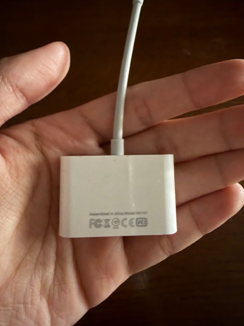 Apple Lightning to USB 3.0 and Type C (Category: Chargers & Cables) located in Cabanatuan. Submitted by gxxxgb (Listing ID 1425705709, Image 3). Description: - Apple lightning to type c and usb port - Very helpful for ipad, iphones - Like new - RFS: no lightning port devices anymore - Shipping c/o buyer.