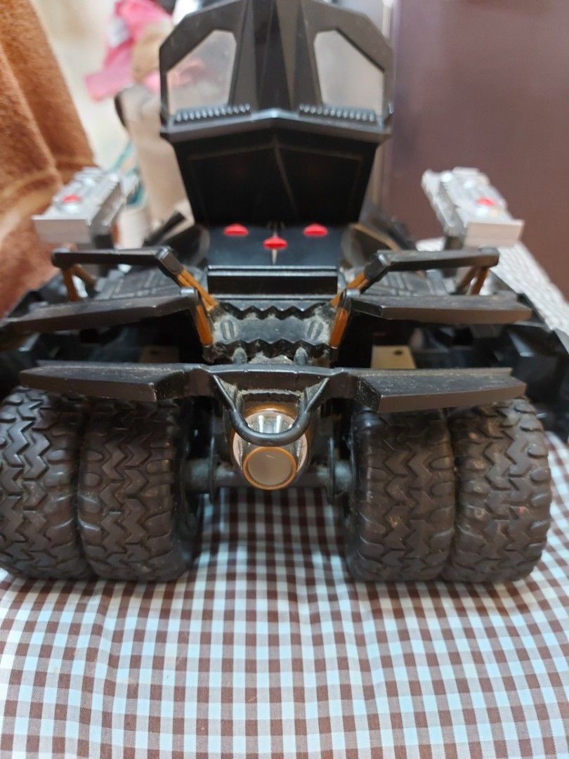 Batman Dark knight Tumbler (Category: Vehicle & Diecast Models) located in Pasig City. Submitted by mick650 (Listing ID 1425631262, Image 3). Description: year 2005 Batman The Dark Knight Tumbler. - 12 inches tumbler vehicle - with batman Figuere - Mint condition - made by Mattel.