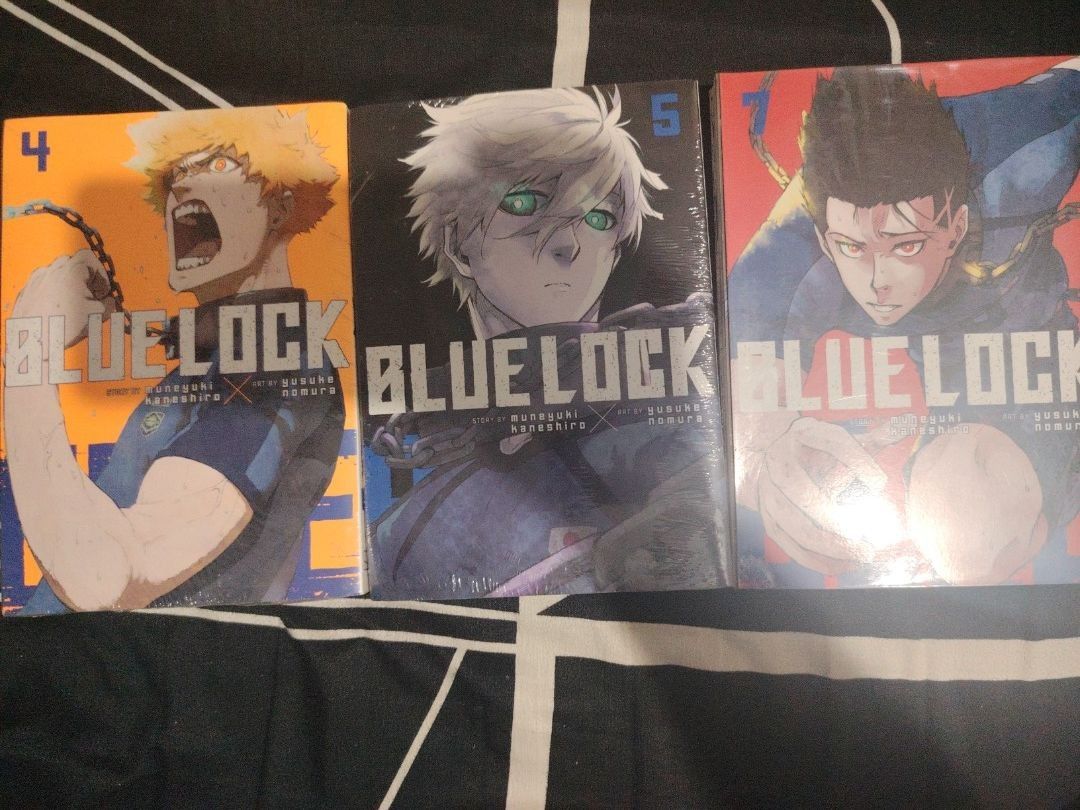 Blue lock vol. 4-5 and 7 (Category: Comics & Manga) located in Iloilo. Submitted by bhogz23 (Listing ID 1425760043, Image 1). Description: Blue Lock Vol. 4–5 (Sealed) & Vol. 7 (Preloved) Selling my Blue Lock manga: 📘 Vol. 4 – Sealed 📘 Vol. 5 – Sealed 📘 Vol. 7 – Preloved (good condition, no missing pages, well kept) Perfect for football/sports manga fans ⚽🔥 Great addition to your collection! 💰 Price: – Vol. 4 (sealed) – ₱550 – Vol. 5 (sealed)