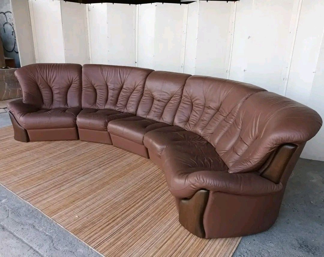 Brown Leather Sectional Sofa (Category: Sofas) located in Valenzuela. Submitted by princeraya55649 (Listing ID 1425748240, Image 3). Description: Big Curve Leather Sofa 5-6 Seater / 10ft Long Price: 25,500 L116 x W37 x H14/34 In good condition Code LJ B22-347 #highlights #JAPANSURPLUS #everyone #followers #japansurplusph #followfollow #fbreels #followersreels #QuezonCity #Pampanga #Bulacan #Pangasinan #Isabela #Cavite #Baguio.