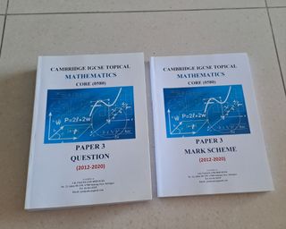Cambridge IGCSE Topical Mathematics Core (0580) Paper 1, Hobbies & Toys ...