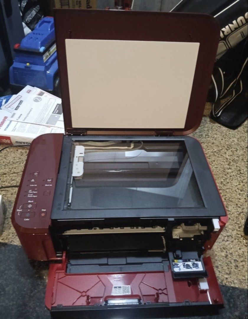 ALMOST NEW Canon PIXMA Printer - Maroon446804338336737282