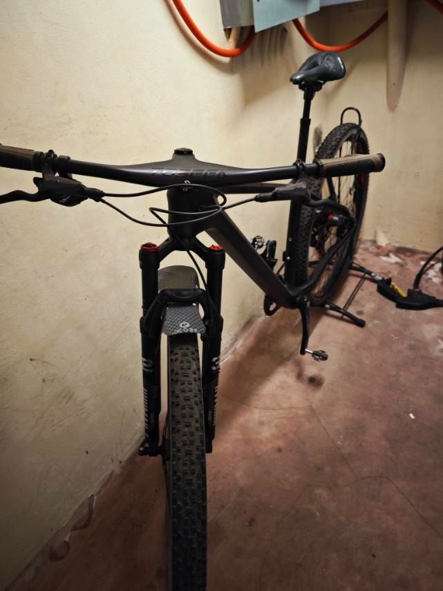 CARBON FIBER MOUNTAIN BIKE (Category: Bicycles) located in Manila. Submitted by eantonio1234 (Listing ID 1425714313, Image 2). Description: Carbon Fiber Mountain Bike Lightweight Frame: Brand Tanke, T800 Carbon Fiber, Wheel size 29 BOOST Front Fork: VIVIMAX 32, 29 inch, BOOST, 110 mm axlewidth Wheel Hub: Brand Tanke, Carbon Fiber, Boost, 6 pawls 72 clicks, 32H 148 Seatpost: UNO suspension Shock absorber ultralight Rear Derailler: Deore SLX Long C