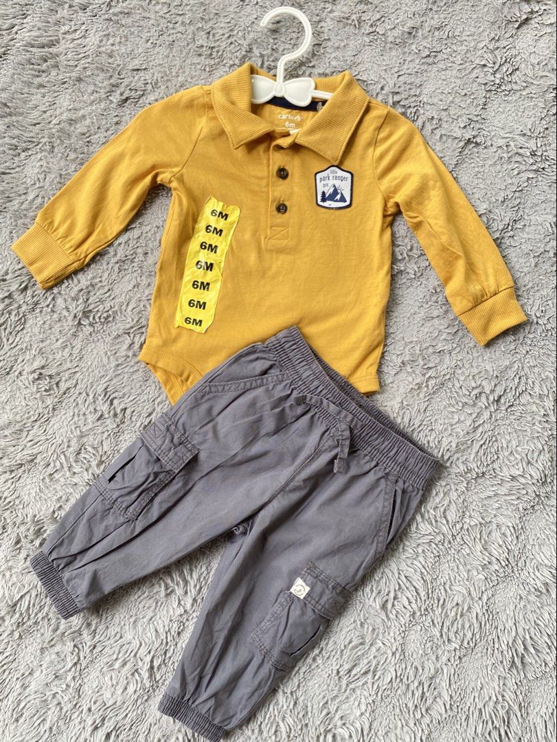 Carter's 2-Piece Outfit 6M (Category: Babies & Kids Fashion) located in General Santos City (Dadiangas). Submitted by hello.marie (Listing ID 1425726860, Image 1). Description: can fit 6 months up .