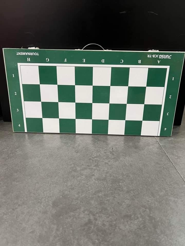 Chess Board Tournament Set (Category: Board Games & Puzzles) located in Paranaque City. Submitted by bellemarketing (Listing ID 1425723322, Image 3). Description: Chessboard set for sale For pick up #boardgames #chessboardgame #chessboard #chessgame #chess #chessset #bellemarketing.