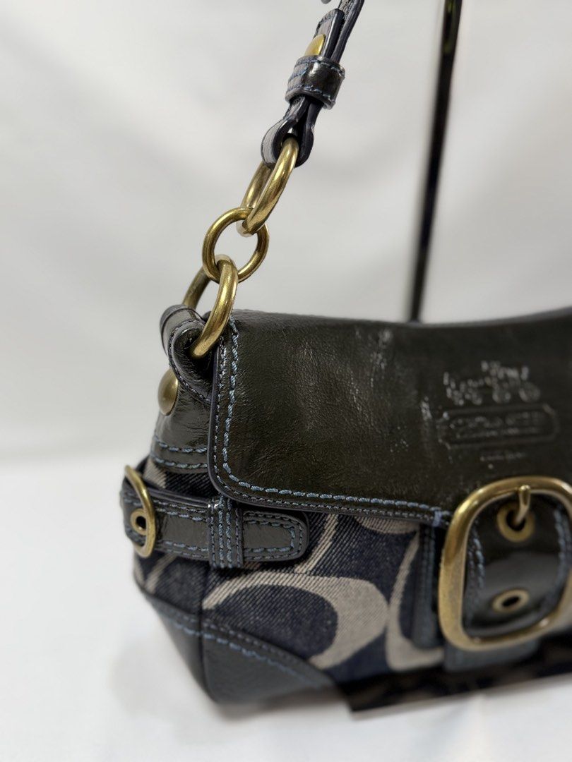 Coach Denim Blecker (Category: Luxury Bags & Wallets) located in Los Banos. Submitted by apriladrienne_0423 (Listing ID 1425820657, Image 2). Description: Condition: Rank SA Price: 12,000 .