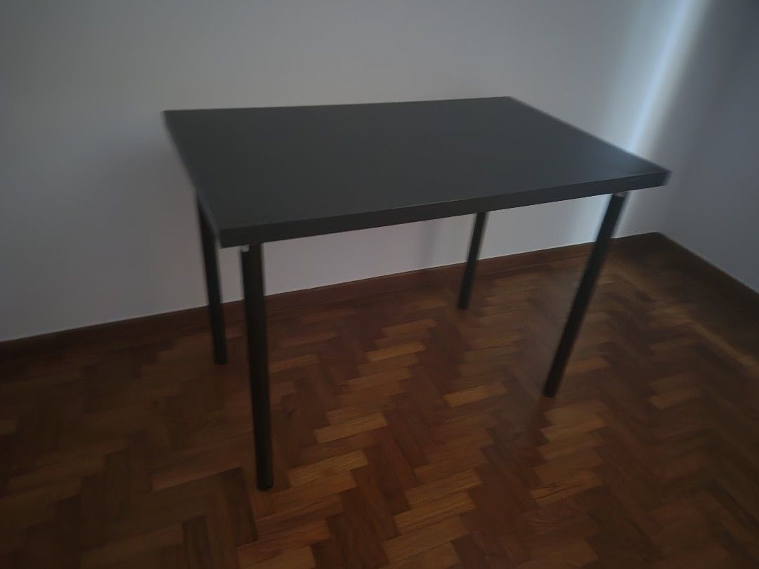 Dark Grey Rectangular Table (Category: Tables & Sets) located in Singapore. Submitted by rinku245 (Listing ID 1425722510, Image 1). Description: Hardly used .