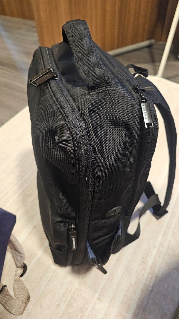 amway icomerce leather backpack Amerileather Urban Buckle Flap Backpack; Black