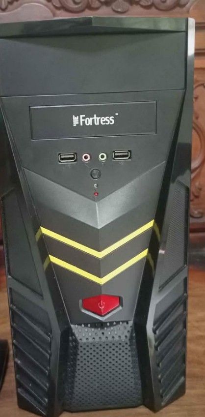 Fortress Desktop PC with AMD Processor (Category: Desktops) located in Manila. Submitted by zealwind_9a9b27 (Listing ID 1425751498, Image 1). Description: CPU Only All good working condition Sa mga gusto at interested lang po walang sapilitan. Quick specs A8-7600 processor 4GB Memory 500GB Hardisk Reformat mo na lang. Sa gusto mong Operating System Sa mga my existing accessories pa keyboard, mouse, monitor at cable wire plug pa. RFS: Declutter. N