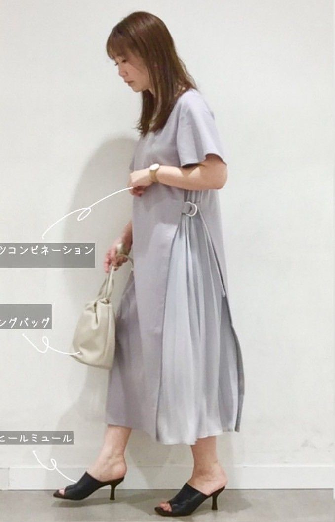 GU Dress / Uniqlo / Zara / Mango (Category: Dresses) located in Manila. Submitted by zariah_16 (Listing ID 1425817964, Image 2). Description: Size L on tag Bluish gray color Ganda sa personal 😍.