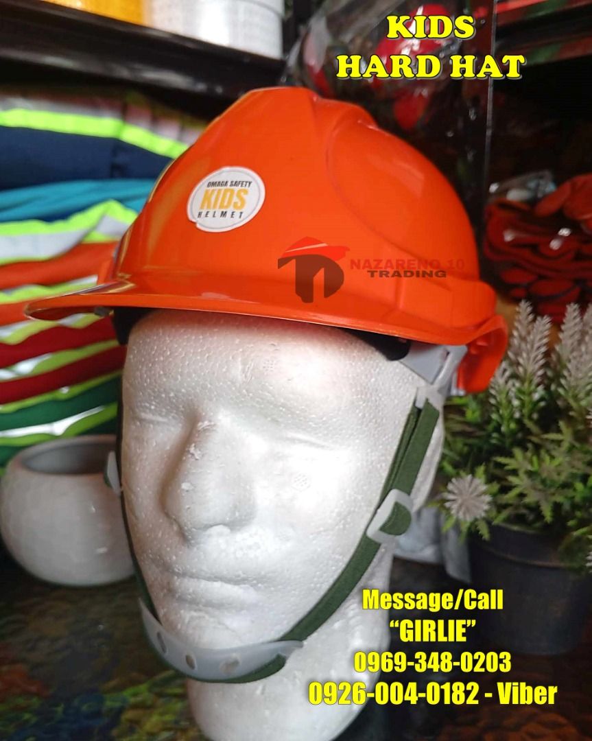 hard hat for kids (Category: Looking For) located in Las Pinas. Submitted by itsmegelai.ram (Listing ID 1425687699, Image 1). Description: >> KIDS HARD HAT << heavy duty kids hard hat ABS materials WE ALSO HAVE > SAFETY VEST > SAFETY GLOVES > SAFETY SHOES * * * WE OFFER DISCOUNT IN BULK ORDER * * * Pin Location: Nazareno 10 Trading #12 General Tirona Highway Mabolo 3 Bacoor Cavite CONTACT PERSON: Look for GIRLIE 0926 004 0182 STORE HOURS: 8a.m to