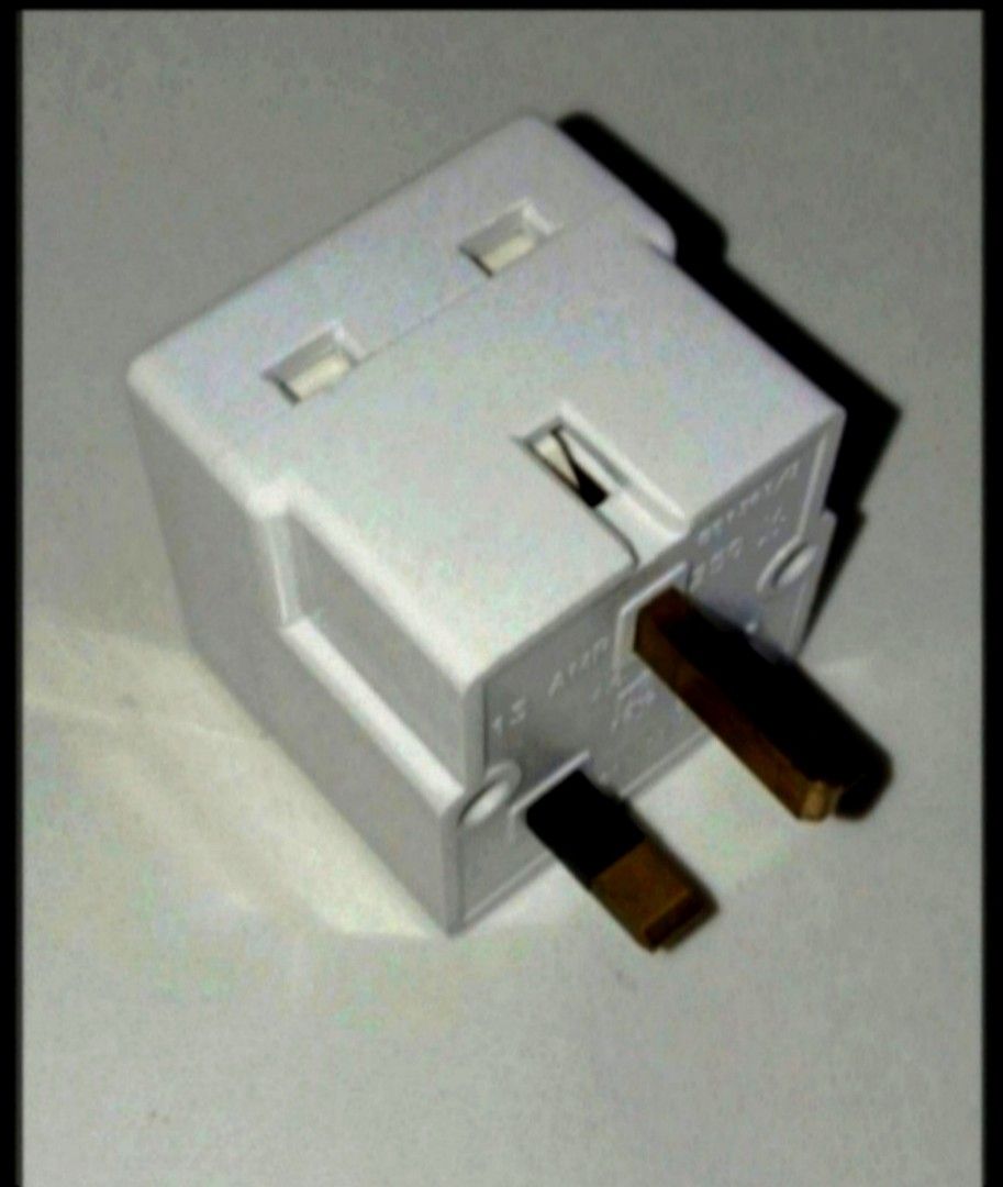 HK$25/2件 @ 三直腳 13amp 插蘇 轉插器 插器英國標準 British standard socket 全新 未用過, 家庭電器 ...