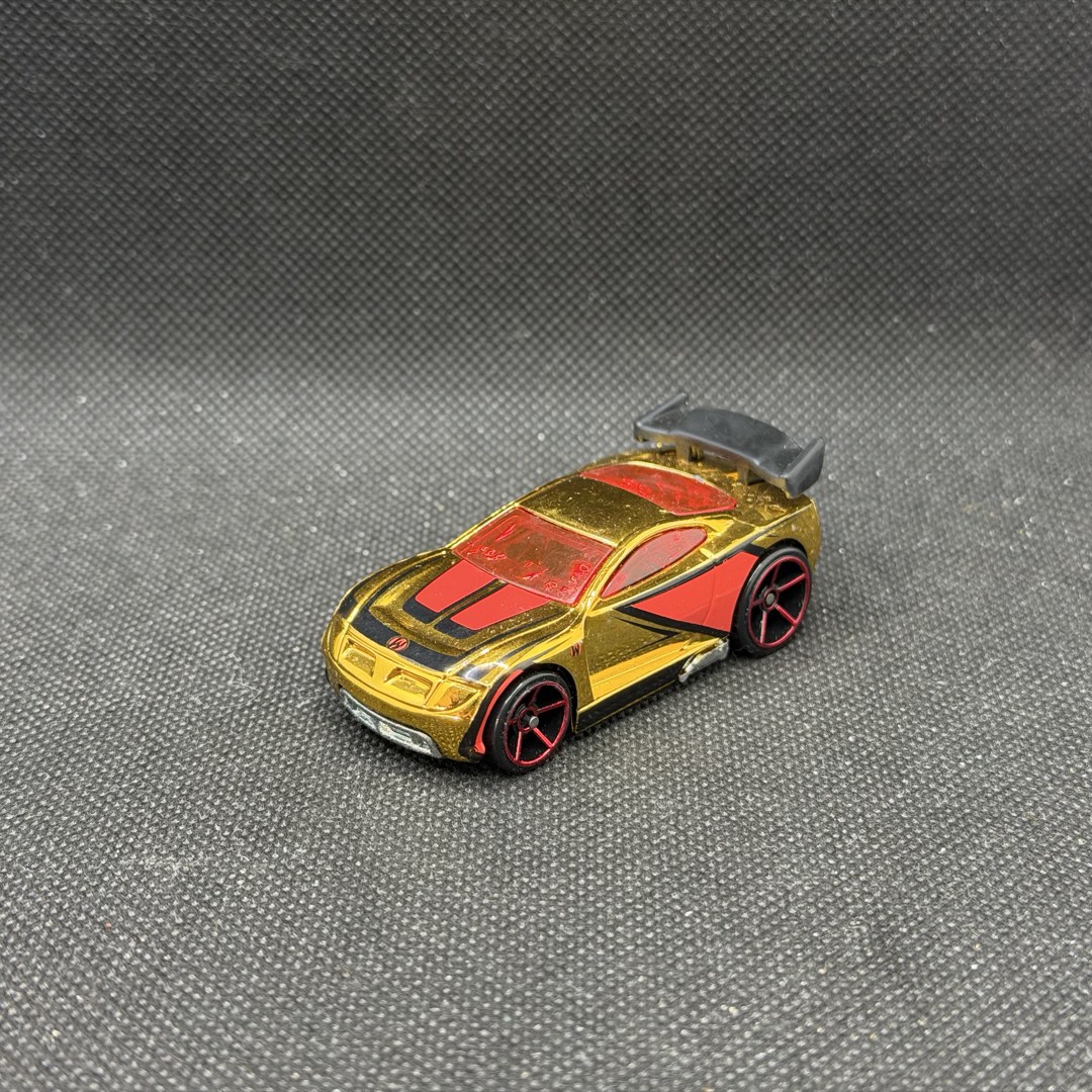 Hot Wheels Gold and Red Toy Car, Hobbies & Toys, Toys & Games on Carousell