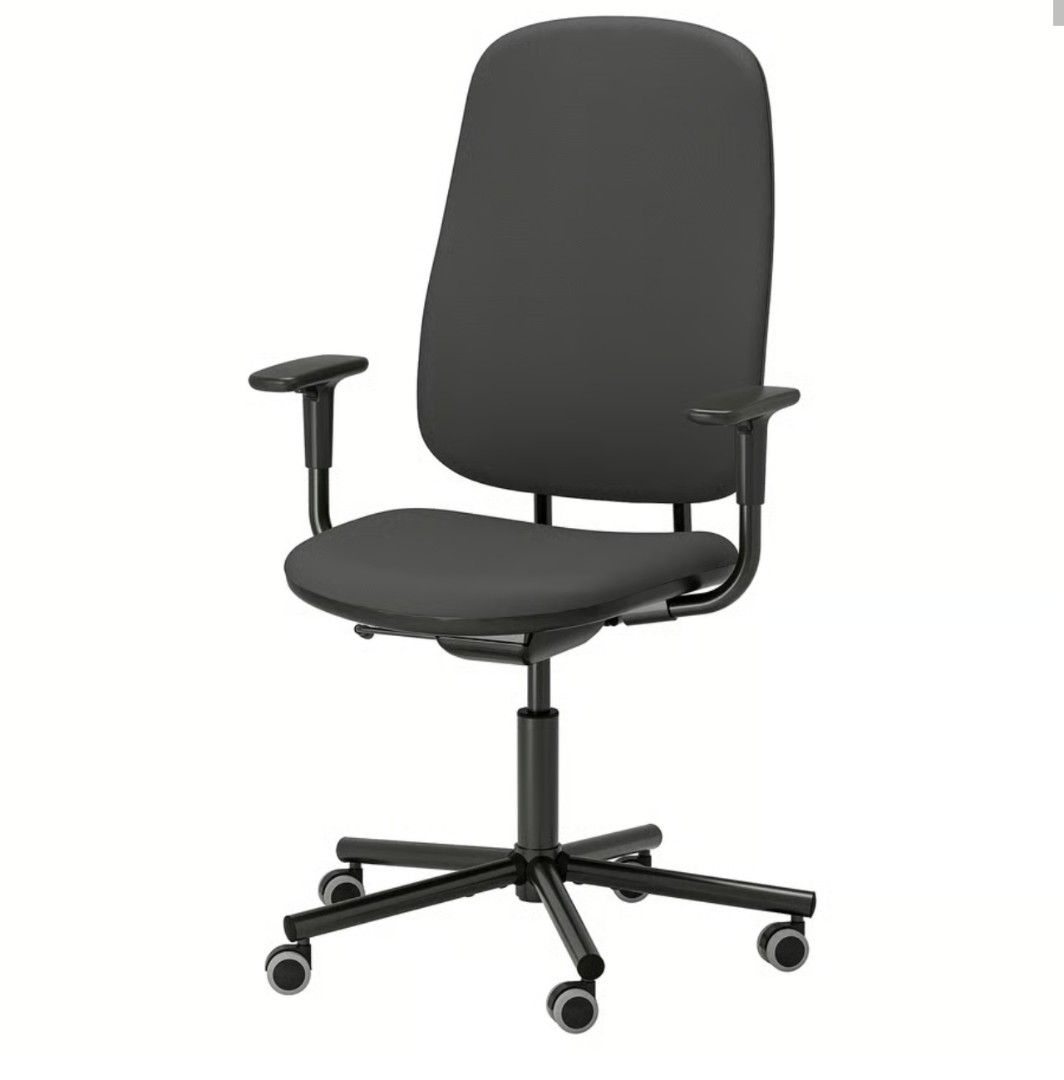 IKEA SMORKULL Office Chair - Black, Furniture & Home Living, Furniture ...