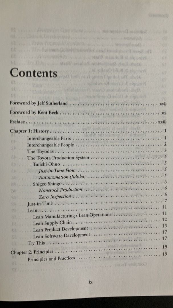 Implementing Lean Software Development Book (Category: Textbooks) located in Singapore. Submitted by miketeo2000 (Listing ID 1425668238, Image 3). Description: Book, "Implementing Lean Software Development" by Mary Poppendieck and Tom Poppendieck, offers practical advice and a modern understanding of how to develop software. It covers topics like lean principles, value stream mapping, and more. See TOC in the images..