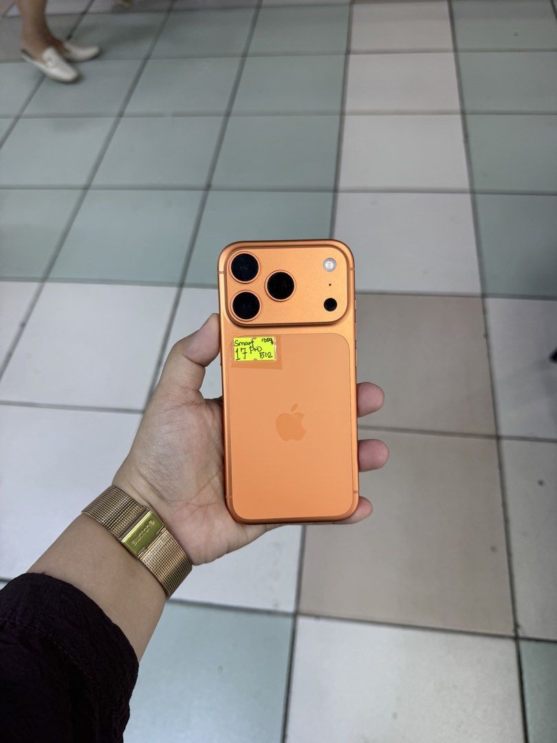 Iphone 17 Pro 512gb Smartlocked NTC no issue (Category: iPhone 17 Series) located in San Juan City. Submitted by keannagadgetph (Listing ID 1425767876, Image 2). Description: Available Units for today's POST! Iphone 17pro / 512gb / NTC Variant / Smartlocked - any colors available (price may vary) - good condition - 99% Makinis - Good battery - NTC Variant - No Repair ~ Accepting SWAP / TRADE IN / INSTALLMENT / BINTA UNIT ~ CASH ON DELIVERY METRO 