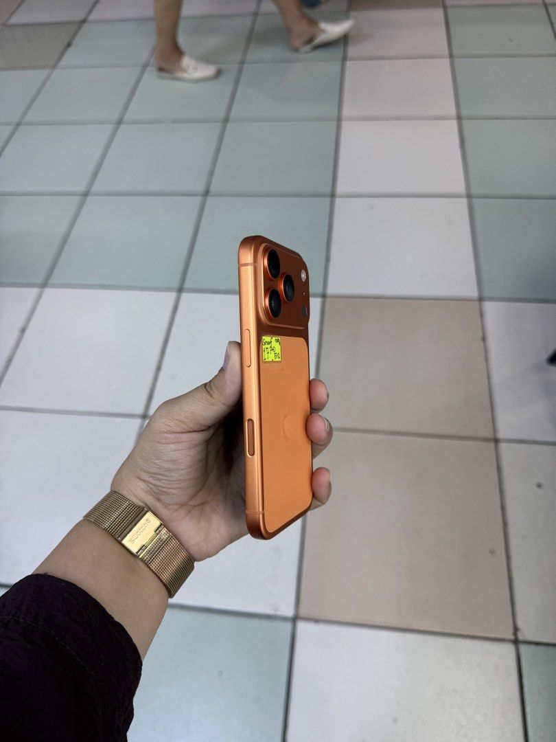 Iphone 17 Pro 512gb Smartlocked NTC no issue (Category: iPhone 17 Series) located in San Juan City. Submitted by keannagadgetph (Listing ID 1425767876, Image 3). Description: Available Units for today's POST! Iphone 17pro / 512gb / NTC Variant / Smartlocked - any colors available (price may vary) - good condition - 99% Makinis - Good battery - NTC Variant - No Repair ~ Accepting SWAP / TRADE IN / INSTALLMENT / BINTA UNIT ~ CASH ON DELIVERY METRO 