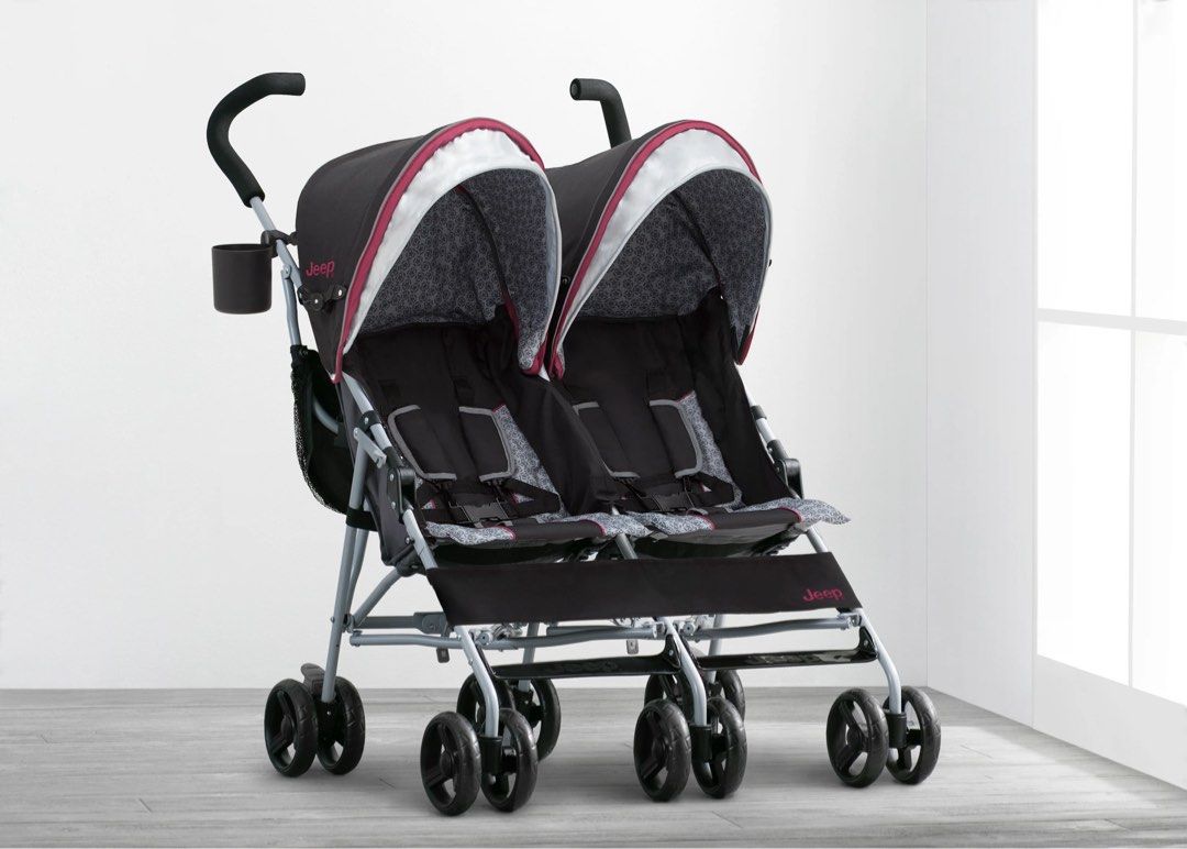 Jeep Scout Double Stroller for twins (Category: Strollers) located in Silang. Submitted by pabuuuu (Listing ID 1425631239, Image 1). Description: .