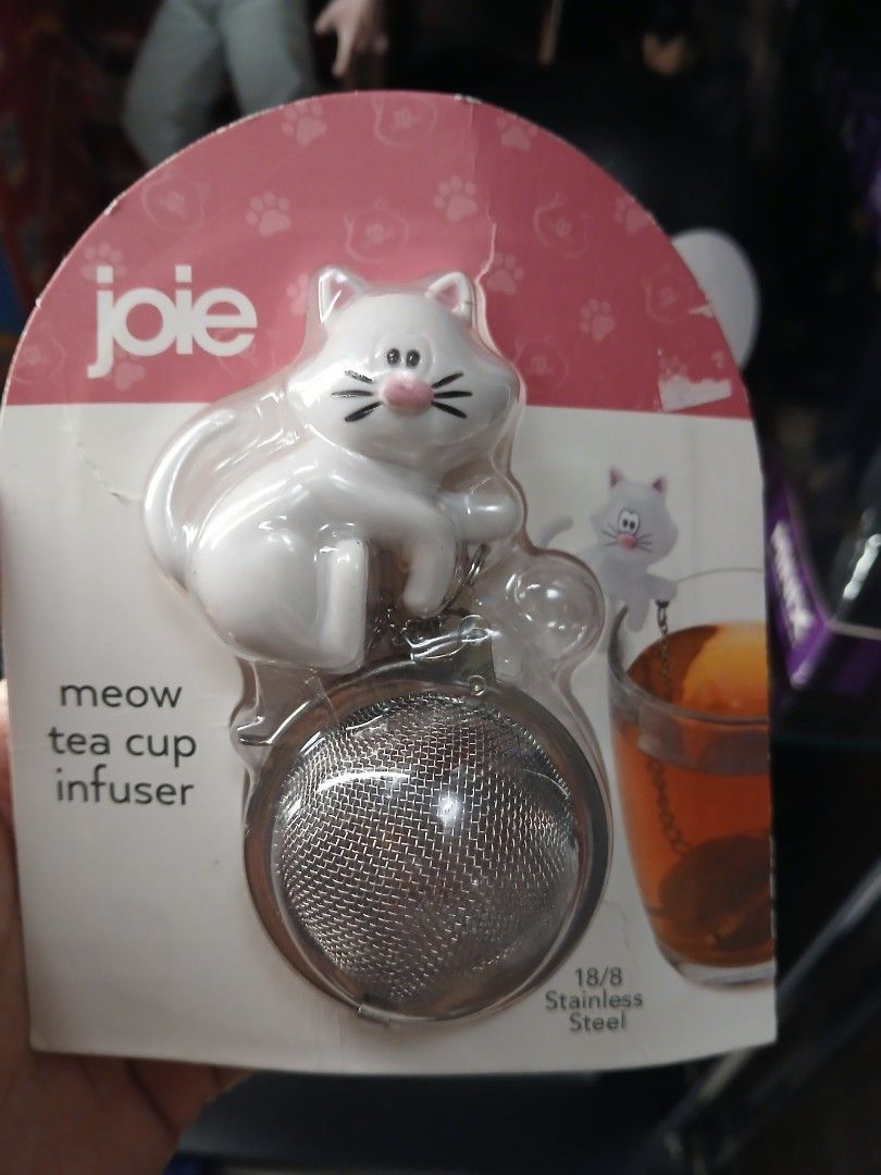 Joie Meow Tea Cup Infuser (Category: Coffee & Tea Tableware) located in Mabalacat. Submitted by michelle.m.d. (Listing ID 1425728970, Image 1). Description: Joie Meow Tea Cup Infuser brand new. Stainless Steel. .