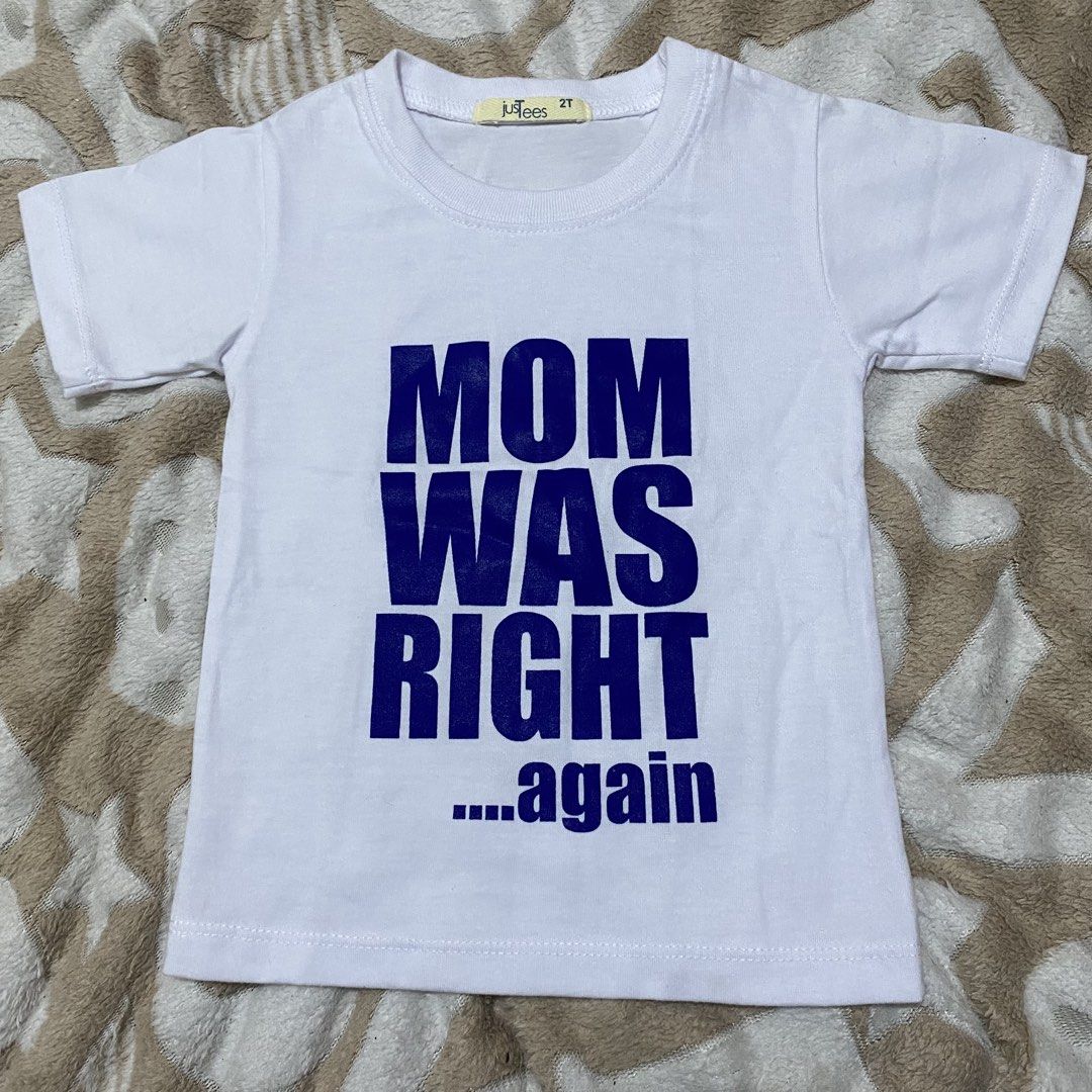 Just Tees Shirt (Category: Babies & Kids Fashion) located in Las Pinas. Submitted by modemnl (Listing ID 1425817846, Image 1). Description: Size: 2T Condition: 10/10 used once .