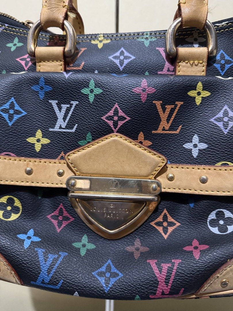 LOUIS VUITTON Black Monogram Multicolore Rita Bag (Category: Luxury Bags & Wallets) located in Cagayan de Oro. Submitted by twice.but.nice.blackmarket (Listing ID 1425634102, Image 2). Description: - LOUIS VUITTON Rita Bag - Black Monogram Multicolore design - Shoulder bag style - Good overall condition - Features the iconic LV monogram pattern - Leather handles and accents - A stylish and functional bag - And Perfect color rate.