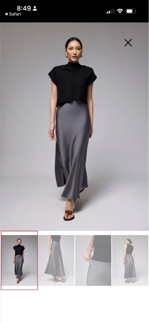 Love, Bonito Satin Maxi Skirt (Category: Skirts) located in Mandaluyong City. Submitted by declutterwithdx (Listing ID 1425760137, Image 1). Description: USED ONCE Bought for P2.8K RFS: not my size LOL .