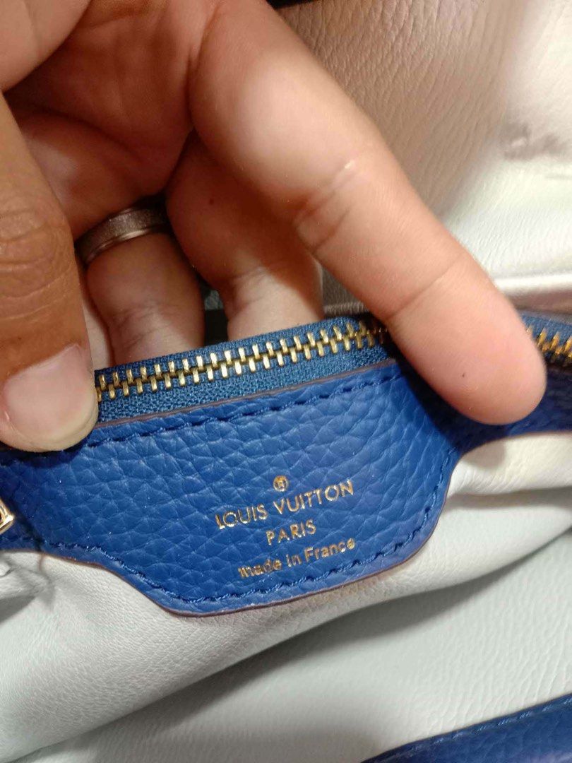 LV Capucines Gm (Category: Luxury Bags & Wallets) located in Bacolod City. Submitted by chuchaystuffs (Listing ID 1425641293, Image 3). Description: Self authentication is advised dkopa Napapacheck to Signs of use at my orang melt maliit part baba d nmn ganun halata and my part loob needs linis .