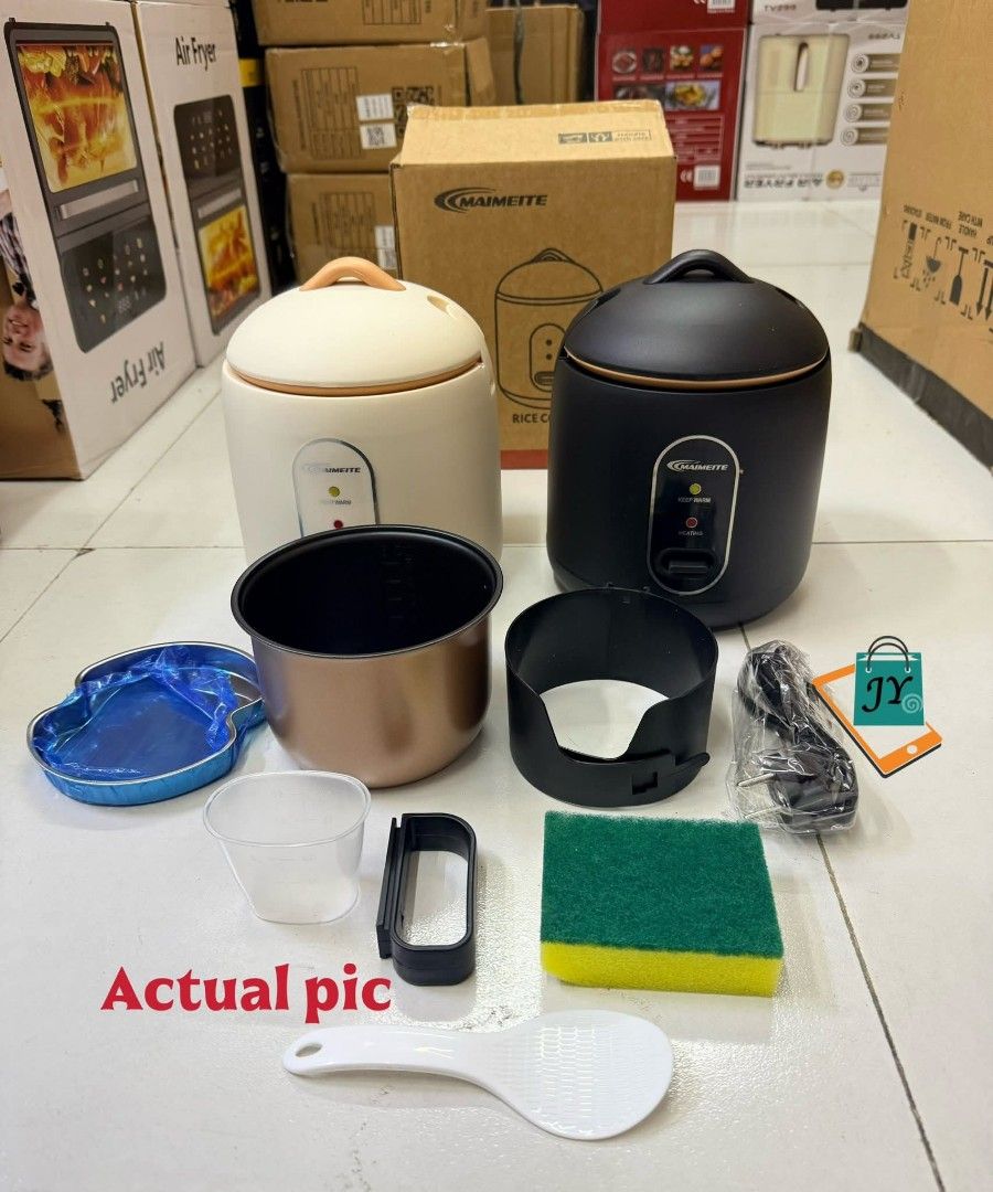 MAIMEITE 1.2L Mini Rice Cooker (Category: Cookers) located in Manila. Submitted by imeldacsantiago (Listing ID 1425790803, Image 2). Description: MAIMEITE 1.2L Mini Rice Cooker CODE JUYA08272026 PRICE 680 CUT OFF OF ORDERS 11AM (SAME DAY DELIVERY WITHIN MANILA AREA) VIA GRAB, LALAMOVE MOP: COD (MANILA AREA, CAVITE,BULACAN NEXT DAY DELIVERY) GCASH (MANILA, CAVITE, BULACAN AREA, SAME DAY DELIVERY) BDO REMITTANCE CENTERS PLS PM US FOR ORDERS AND INQ
