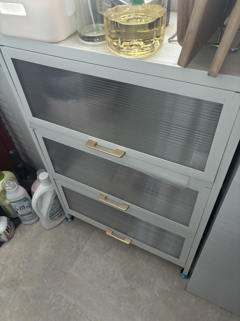 Multi function cabinet (Category: Shelves, Cabinets & Racks) located in Singapore. Submitted by somilin (Listing ID 1425779423, Image 3). Description: Brand new multifunctional cabinet for sale. Ordered by mistake (duplicate order). Self-assembly required. Dimensions as shown in the picture..