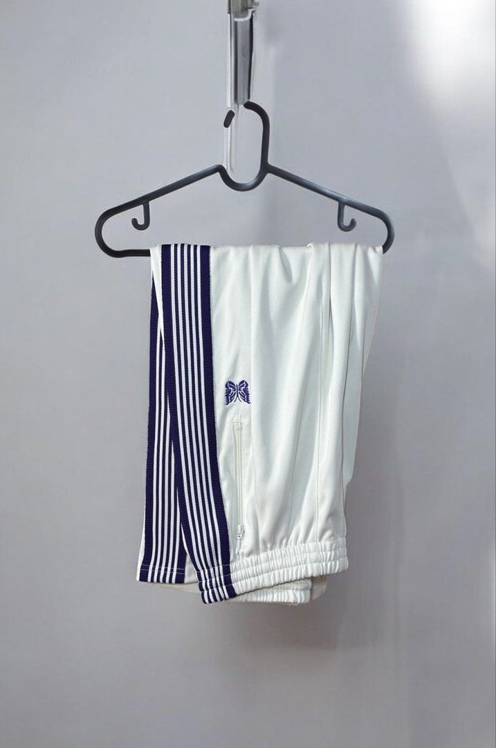 Needles Track Pants - White (Category: Joggers) located in Manila. Submitted by ghostrideblurr (Listing ID 1425707204, Image 1). Description: Needles Pants Size Small fit up to large.